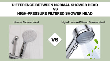 high pressure filtered shower head
