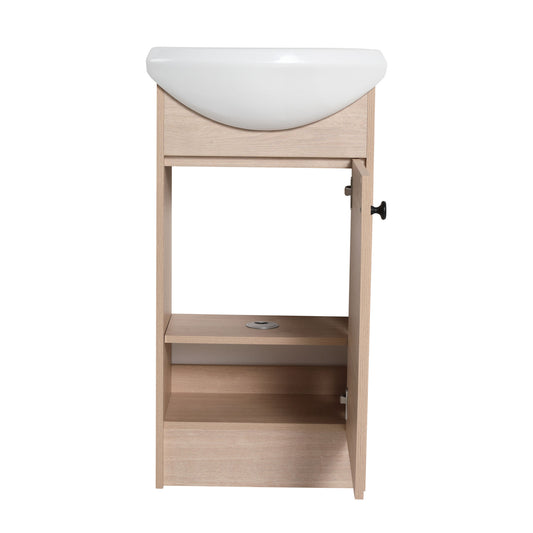 Freestanding 18 Inch Bathroom Vanity