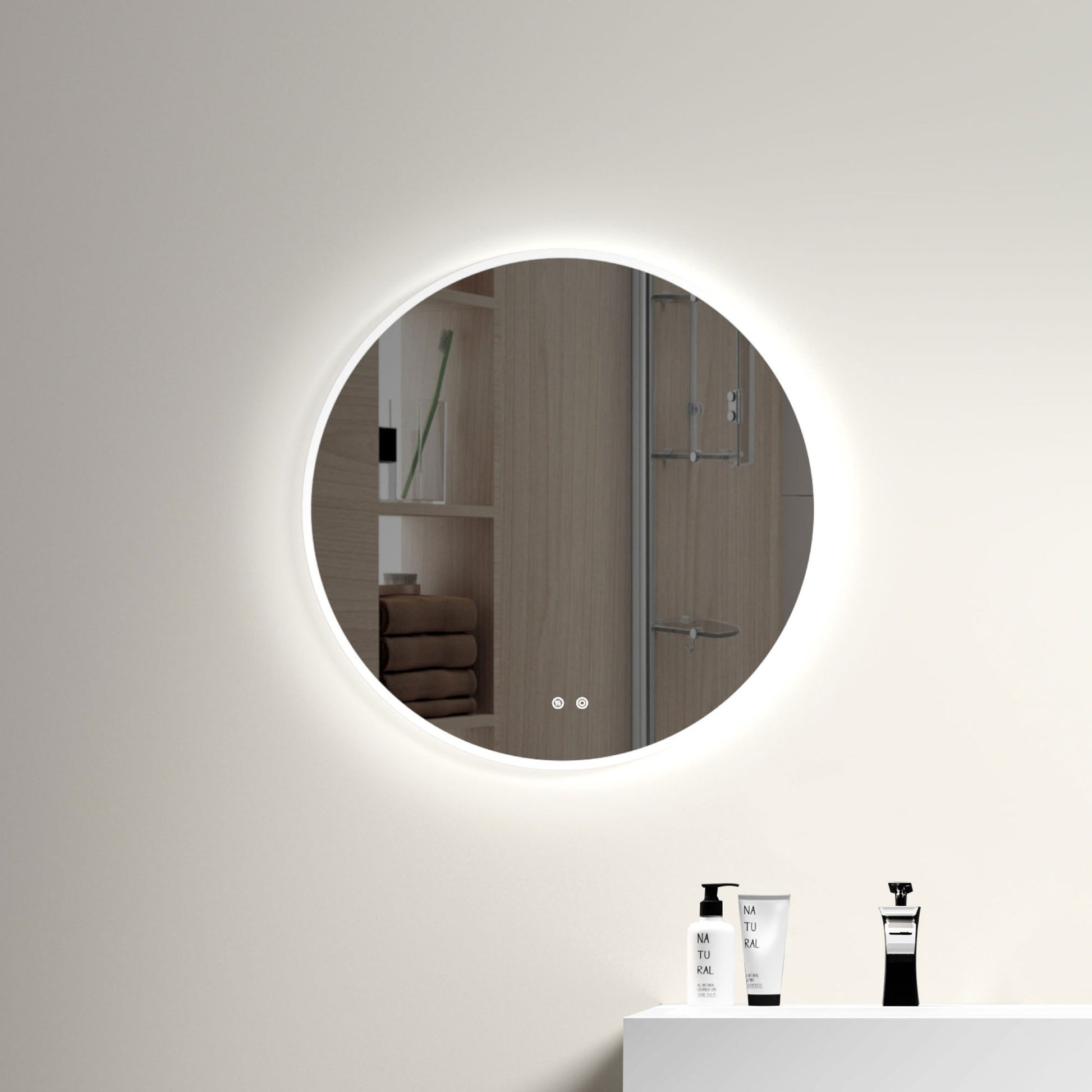 fogless shower mirror